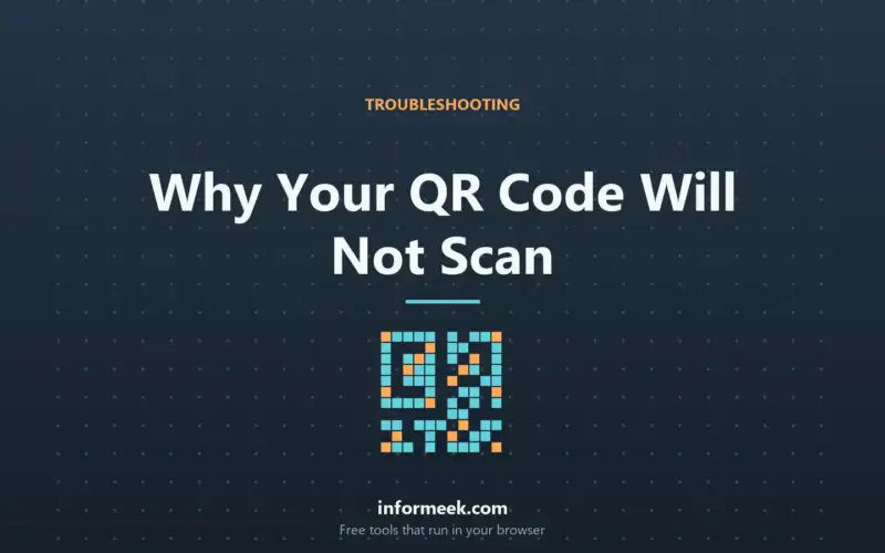 Why Your QR Code Is Not Scanning