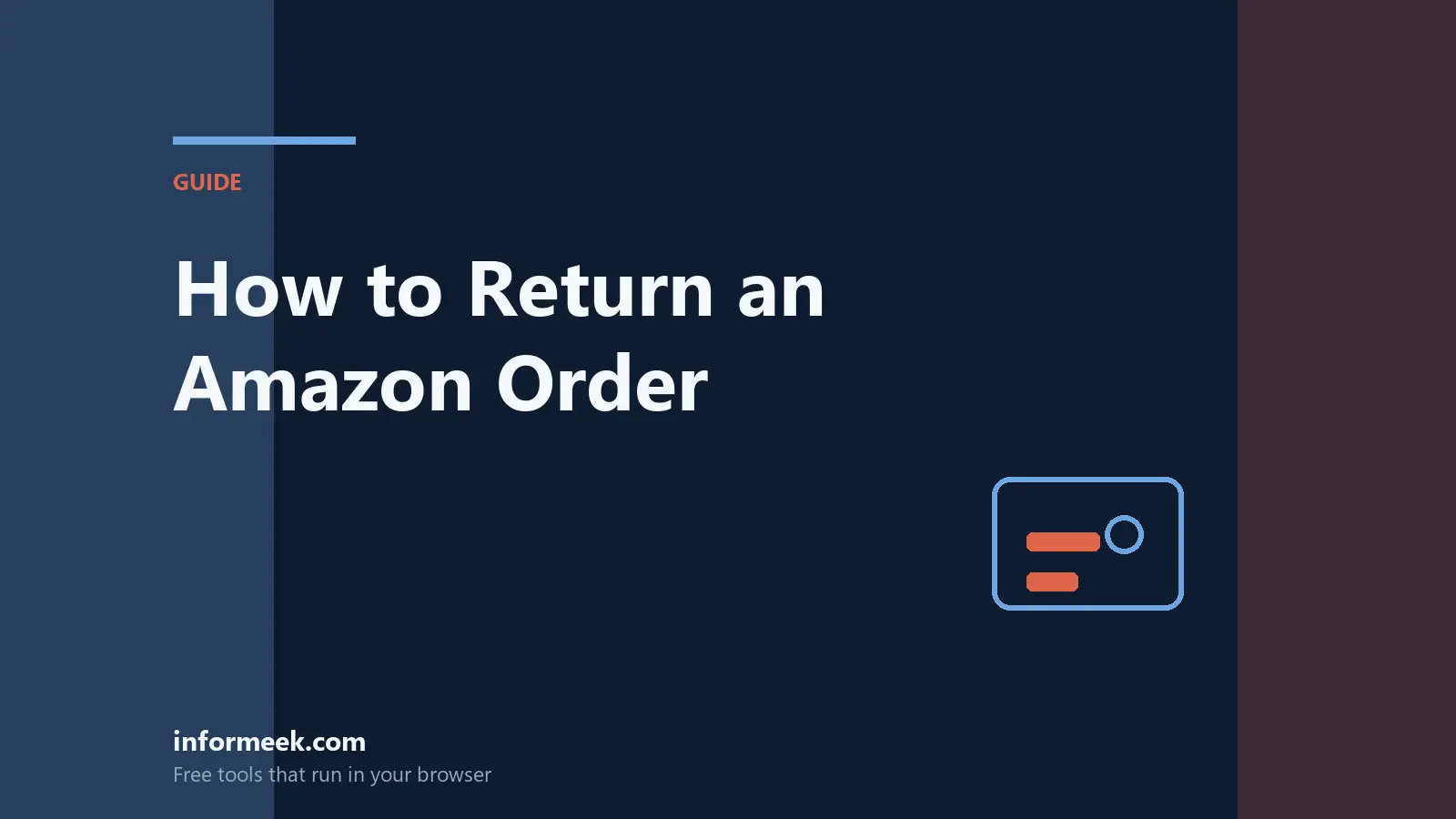 How to Return an Amazon Order