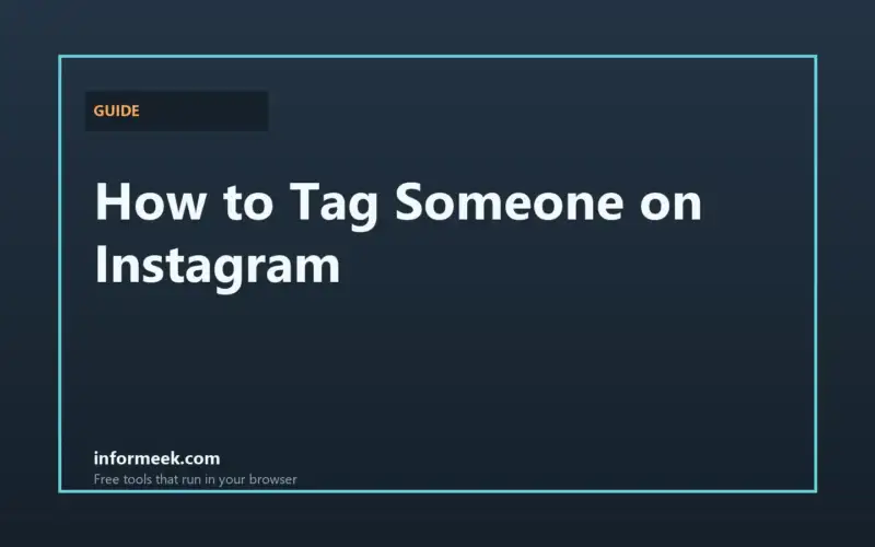 How to Tag Someone on Instagram