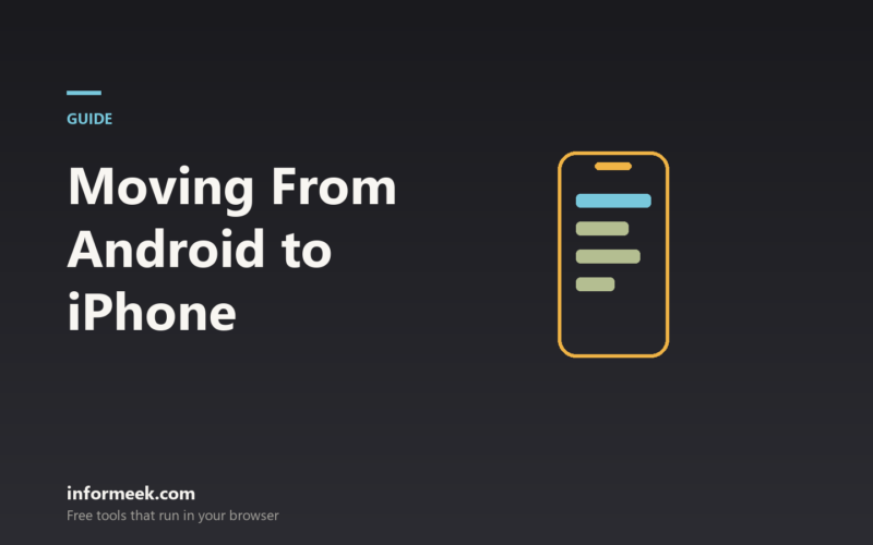 How to Move From Android to iPhone