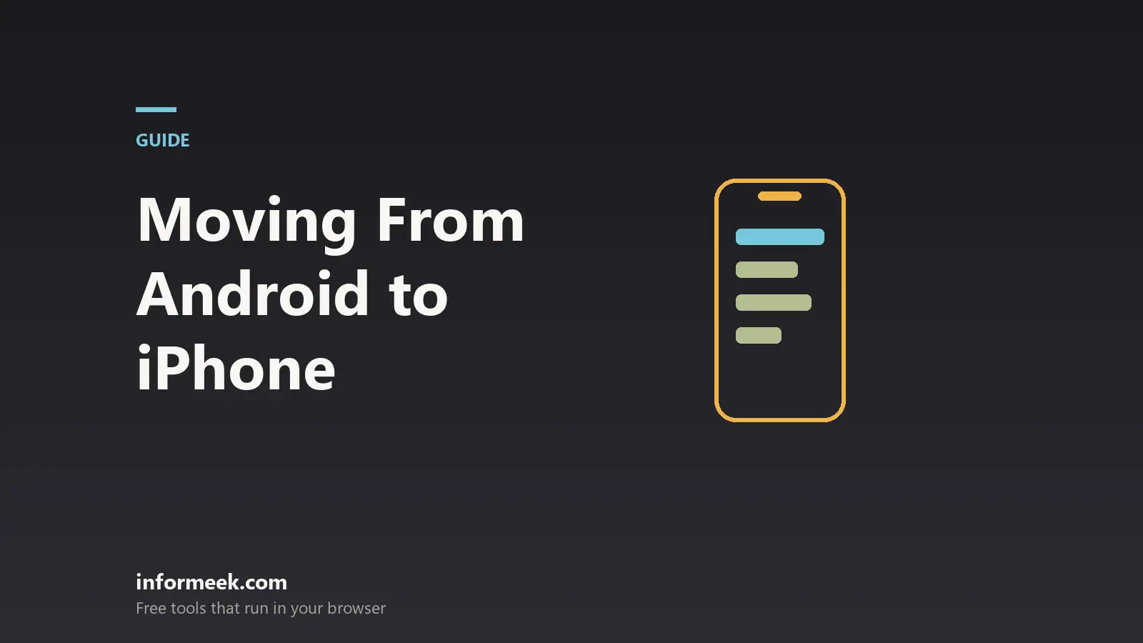How to Move From Android to iPhone