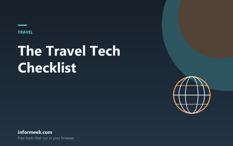 The Travel Tech Checklist