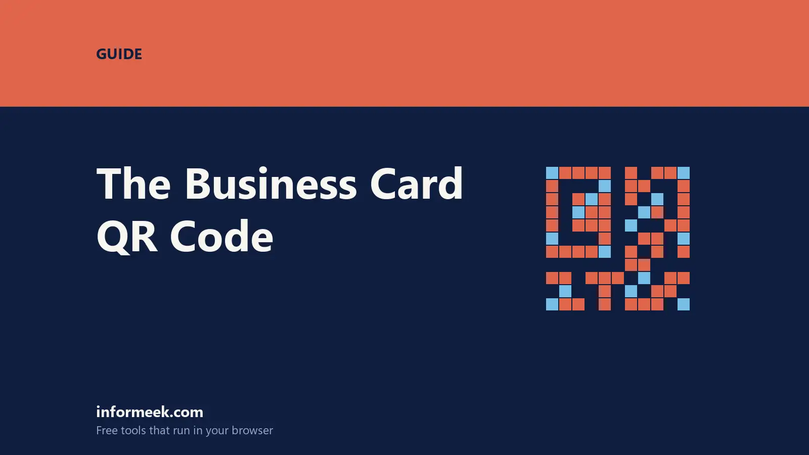 How to Make a Business Card QR Code