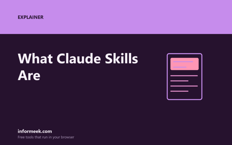 What Claude Skills Are and How They Work