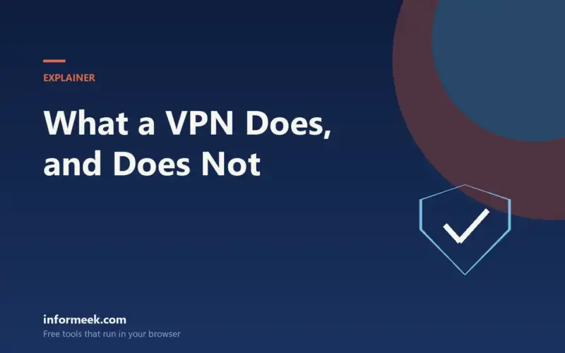 What a VPN Does, and What It Does Not