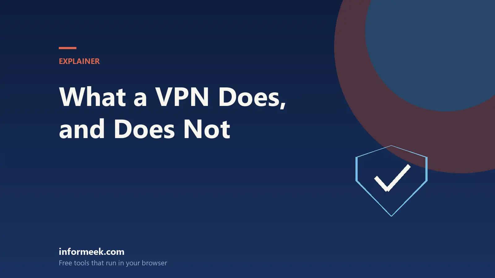 What a VPN Does, and What It Does Not