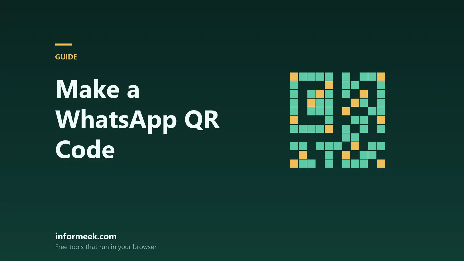 How to Make a WhatsApp QR Code