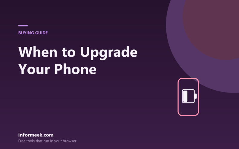 When to Upgrade Your Phone