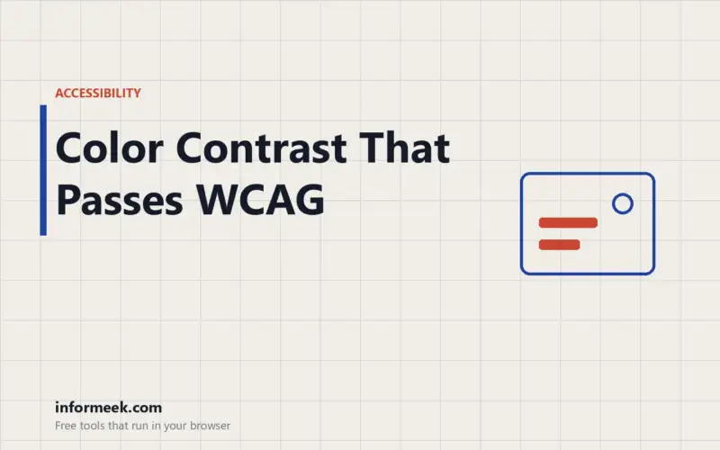 Color Contrast in Design: Passing WCAG Without Dull Work