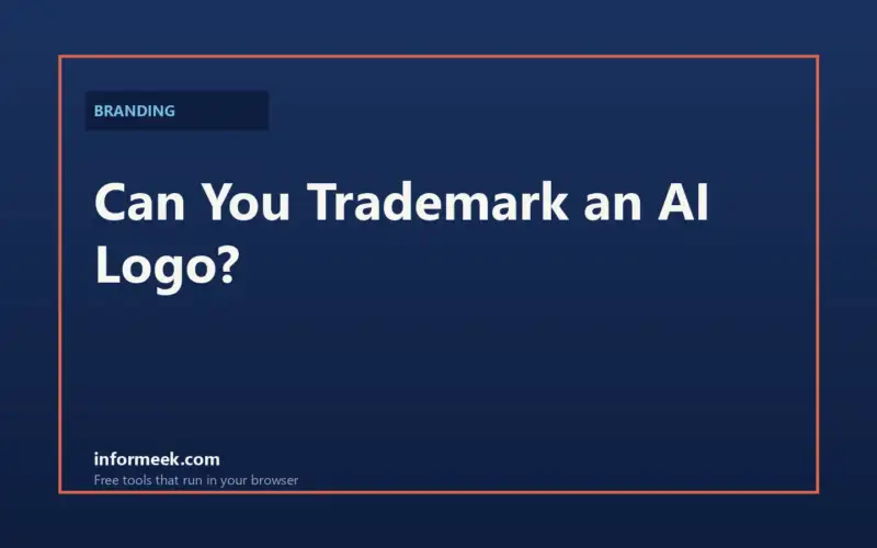 Can You Trademark an AI-Generated Logo? What to Know