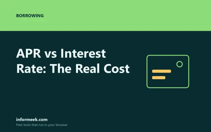 APR vs Interest Rate: 3 Differences Worth Real Money
