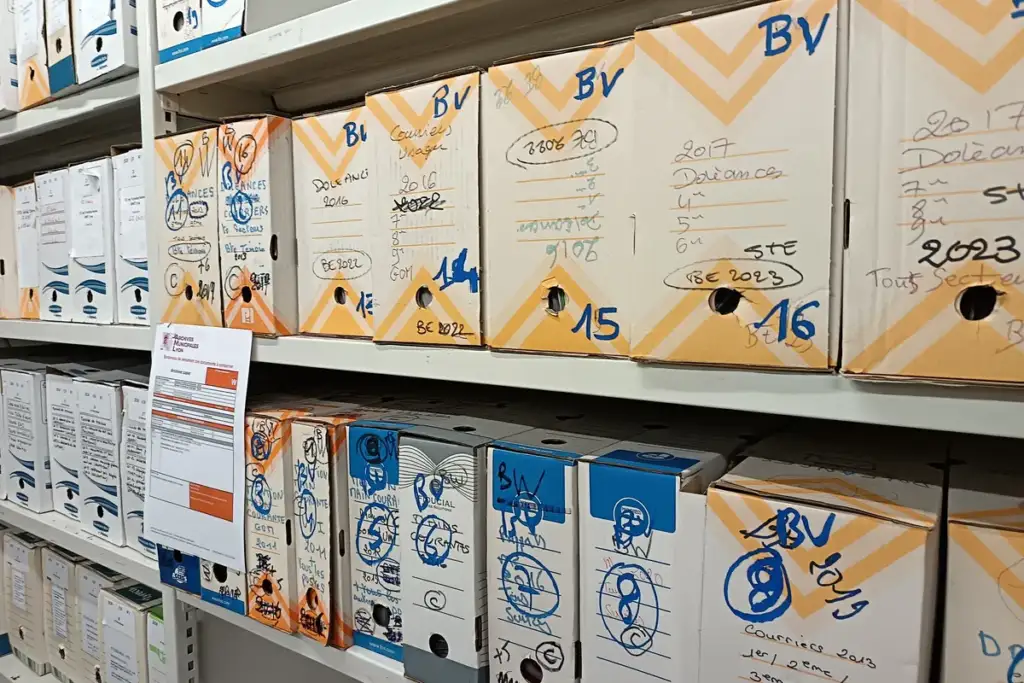 context engineering: Boîtes archives avant traitement