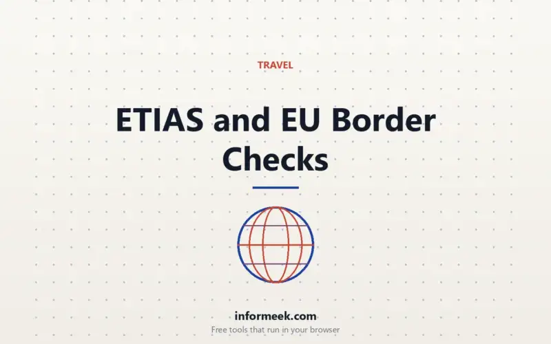 ETIAS and EU Border Checks: What Changes and When