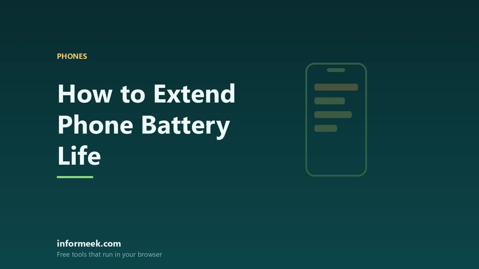 How to Extend Phone Battery Life: What Actually Works