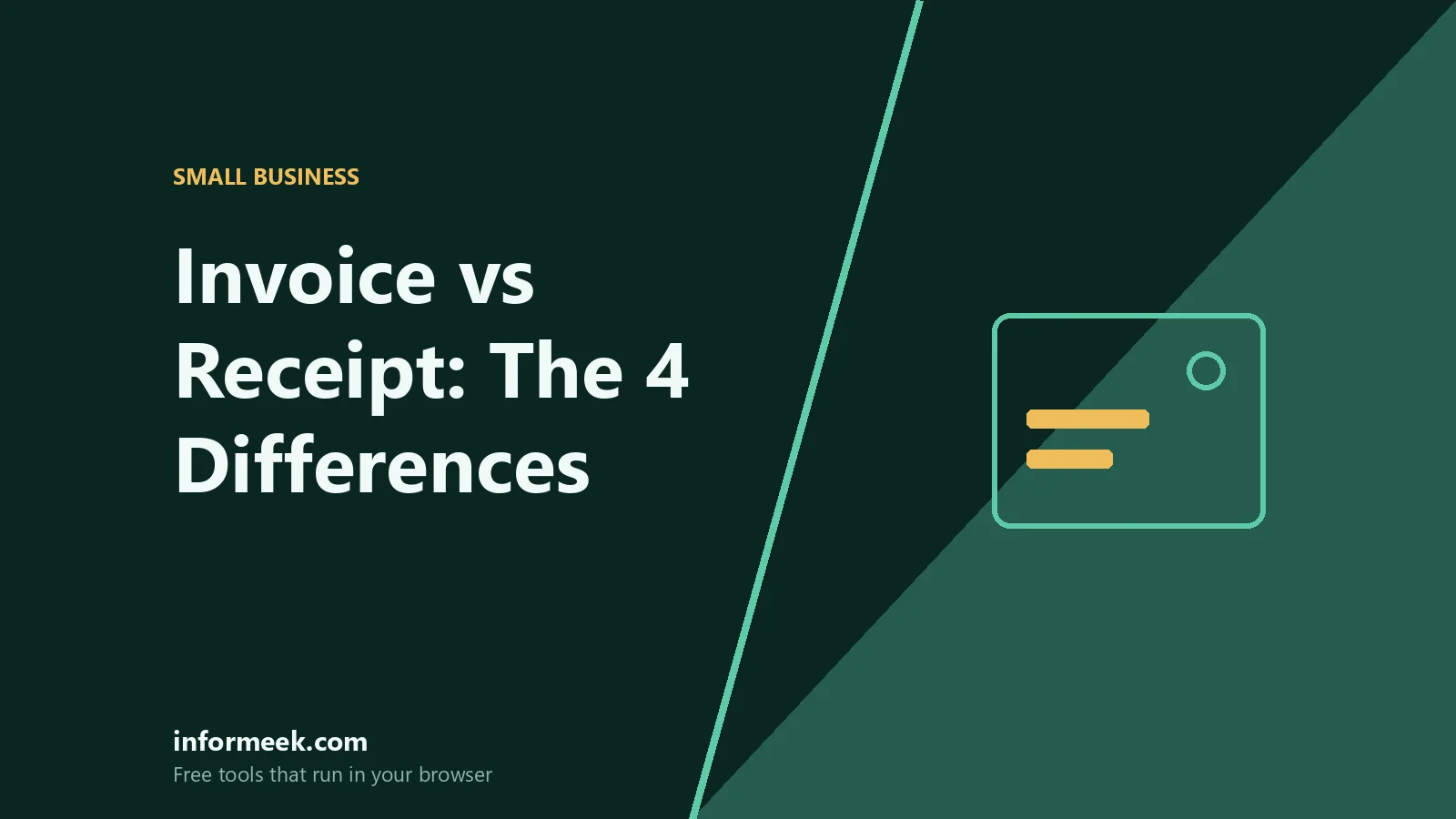 Invoice vs Receipt: 4 Differences That Avoid Tax Trouble