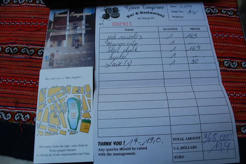 purchase order vs invoice: Bill - Green Tangerine (4729784699)