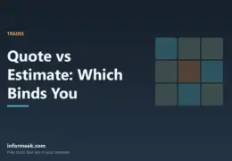 Quote vs Estimate: 4 Differences That Avoid Disputes