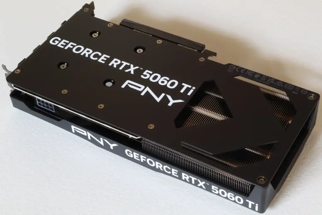 local LLM: Nvidia GeForce RTX 5060 Ti 16GB, PNY Overclocked Dual Fan, rear