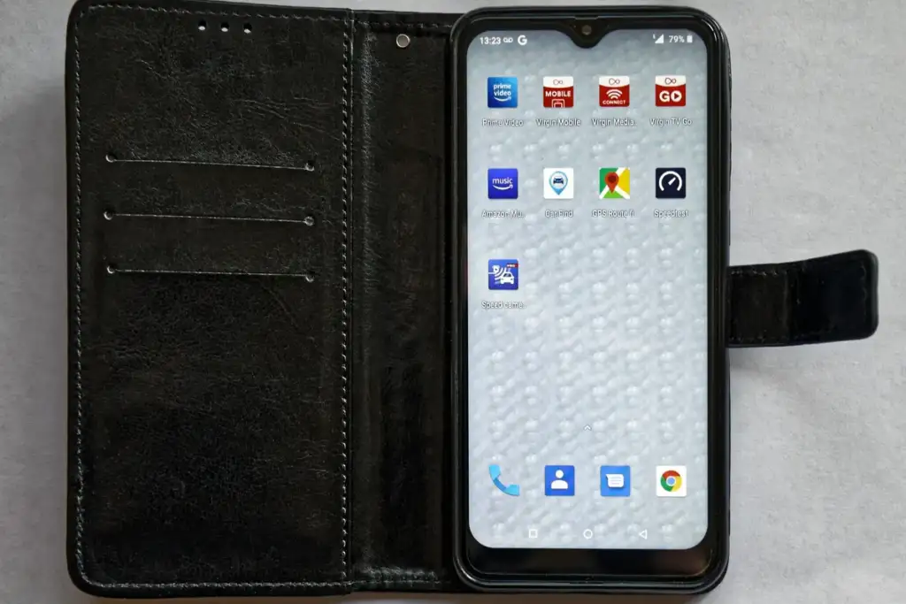 ChatGPT Dots proactive research: Blackview A60 Smartphone Android mobile phone and folio case