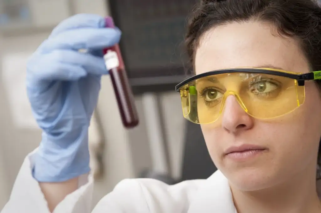Elizabeth Holmes documentary: Checking Blood Sample (9955279835)