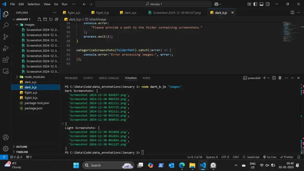 MacBook Pro M6 AI: VS Code Screenshot