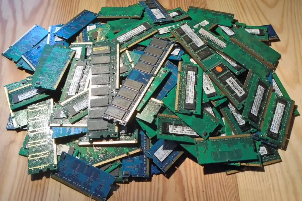 MacBook Pro M6 AI: Pile of Laptop & Desktop RAM Memory Modules