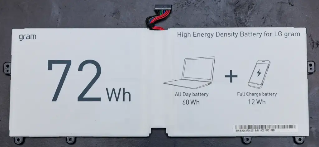 Surface Laptop 8: LG LBS1224E RECHARGEABLE Li-ION BATTERY PACK FOR USE LG gram 15Z980